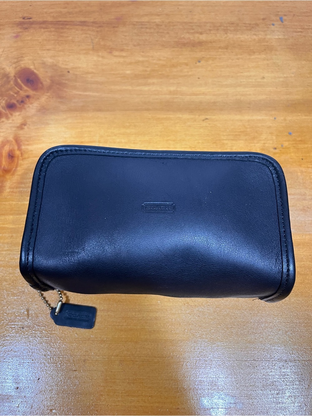 Vintage Rare Coach Chubby Travel Jewelry/makeup Travel Bag